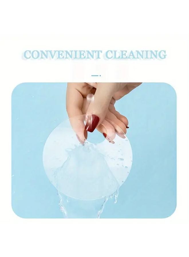 Professional Acrylic Makeup Palette Transparent White Base 1pc For Eyeshadow Eyelash Nail Art - Image 5